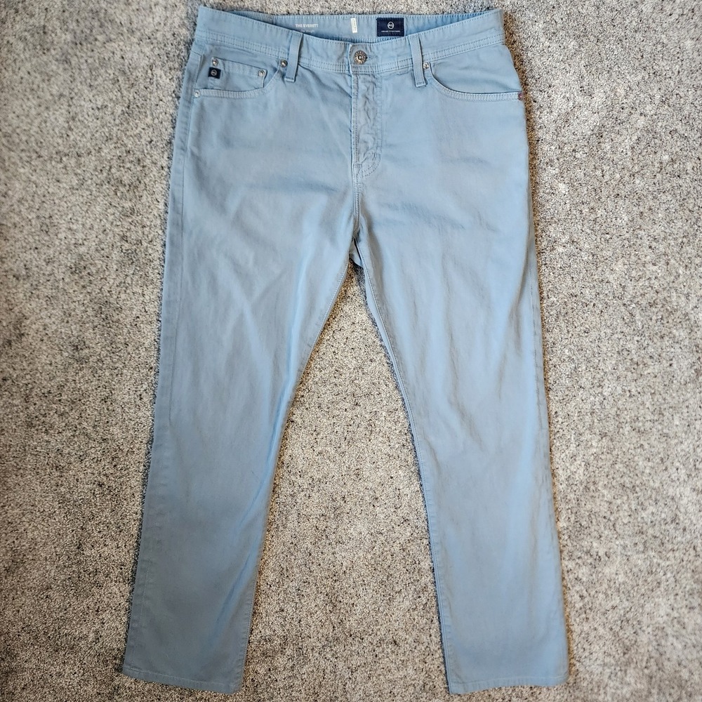 AG Jeans Everett SLIM STRAIGHT Stretch Sueded Men's Size 33x34 (Measures 33x29)
